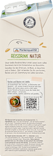 Pflanzendrink, Reis natur dmBio
