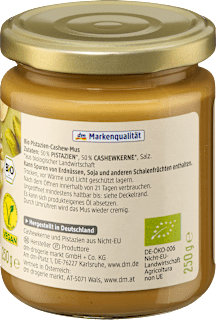 Pistazien Cashewmus dmBio