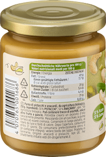 Pistazien Cashewmus dmBio