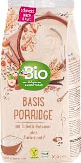 Porridge, Basis mit Dinkel & Flohsamen dmBio