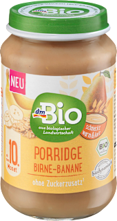 Porridge Birne-Banane ab 10. Monat dmBio