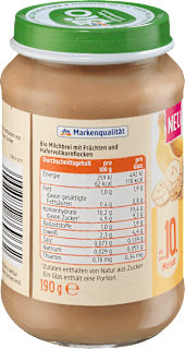Porridge Birne-Banane ab 10. Monat dmBio