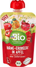 Quetschie Birne-Erdbeere in Apfel, ab 1 Jahr dmBio