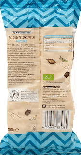 Reiswaffeln, Schoko Vollmilch, glutenfrei dmBio