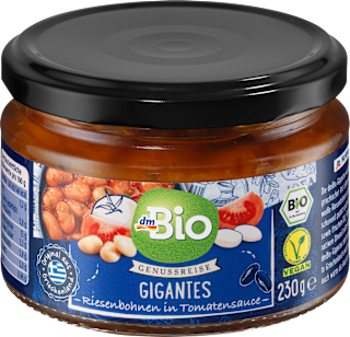 Riesenbohnen in Tomatensauce, Gigantes dmBio