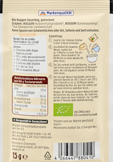 Roggen Sauerteig Extrakt dmBio
