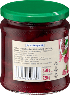 Rote Bete in Scheiben dmBio