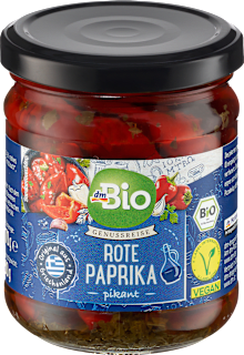 Rote Paprika in Kräuteröl dmBio