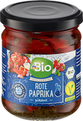 Rote Paprika in Kräuteröl dmBio