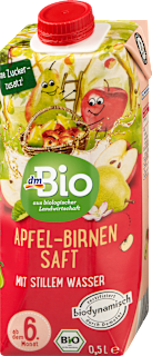 Saft Apfel-Birne mit stillem Wasser, ab dem 6. Monat dmBio