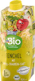 Saft Fenchel mit Apfel, Trauben dmBio