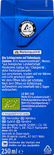 Schlagcreme, vegane Schlagcreme auf Kokosbasis dmBio