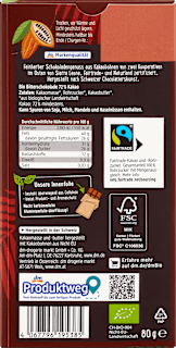 Schokolade, "Sierra Leone" Feine Bitter dmBio