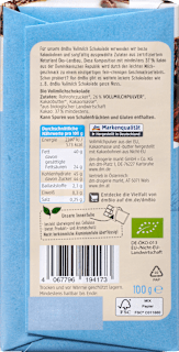 Schokolade, Vollmilch dmBio