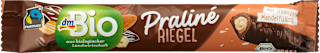 Schokoriegel Praliné mit Mandelfüllung  dmBio