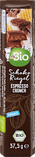 Schokoriegel, Vollmilch Espresso Crunch dmBio