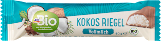Schokoriegel, Vollmilch Kokos dmBio