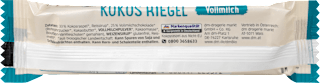 Schokoriegel, Vollmilch Kokos dmBio
