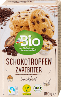 Schokotropfen Zartbitter, backfest dmBio