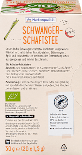 Schwangerschaftstee (20 Beutel) dmBio