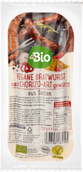 Seitan Bratwurst, nach Chorizo-Art gewürzt dmBio