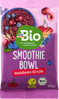 Smoothie Bowl, Heidelbeere-Kirsche dmBio