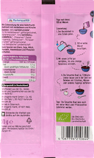 Smoothie Bowl, Heidelbeere-Kirsche dmBio