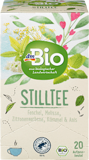 Stilltee Fenchel, Melisse, Zitronenverbene, Kümmel & Anis (20 Beutel) dmBio