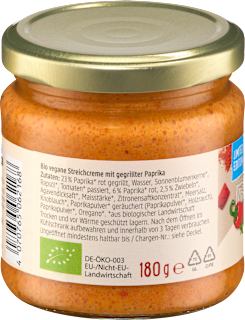 Streichcreme Gegrillte Paprika dmBio