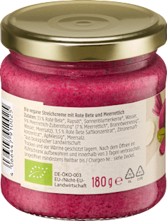 Streichcreme Rote Bete Meerrettich dmBio