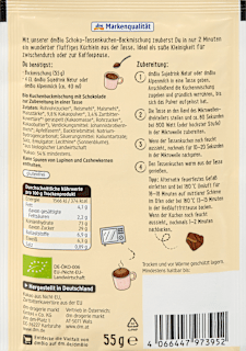 Tassenkuchen Schoko dmBio