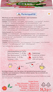 Tee-Mix, Kräuter- & Früchtetee 4 Sorten (20 Beutel) dmBio