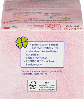 Tee-Mix, Kräuter- & Früchtetee 4 Sorten (20 Beutel) dmBio