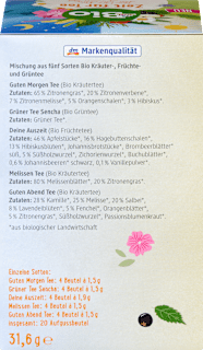 Tee-Mix, Zeit für Tee 5 Sorten (20 Beutel) dmBio