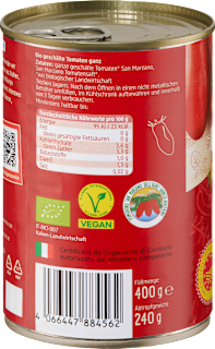 Tomaten ganz, San Marzano dmBio