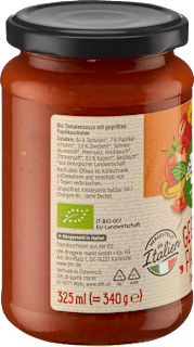 Tomatensauce, gegrillte Paprika  dmBio