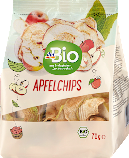 Trockenfrüchte, Apfelchips dmBio