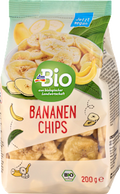 Trockenfrüchte, Bananenchips dmBio