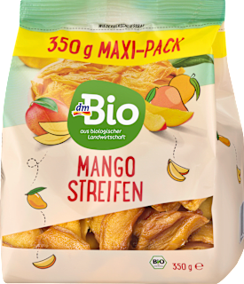Trockenfrüchte, Mangostreifen dmBio