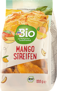 Trockenfrüchte, Mangostreifen dmBio