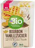 Vanillezucker mit Bourbon-Vanille (4x8g) dmBio