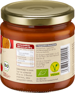 Vegane Currywurst dmBio