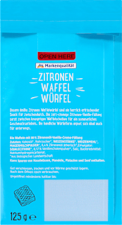 Zitronen Waffel Würfel dmBio