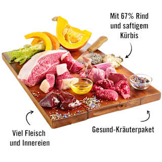 Nassfutter Hund mit Rind & Kürbis, Guadn! Multipack (6x150 g) DOGS'n TIGER