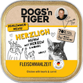 Nassfutter Katze, Huhn mit Herzen & Möhre, Herzlich DOGS'n TIGER