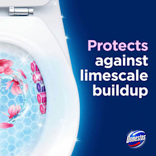 WC-Stein Pink Magnolie Domestos