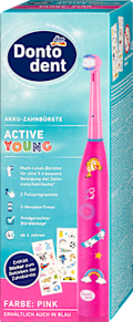 Elektrische Zahnbürste Kinder Active Young pink  Dontodent
