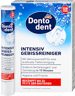 Gebissreiniger Tabs intensiv, Vorteilspack Dontodent