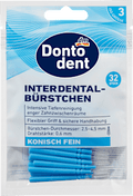 Interdentalbürsten blau 0,6 mm ISO 3 Dontodent