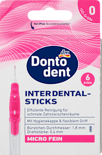Interdentalbürsten pink 0,4 mm ISO 0 Dontodent